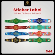Sticker - Label Sticker Box - Sticker Merry Chrismas - S44