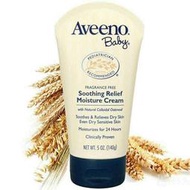澳洲 Aveeno Baby Moisture Cream 艾維諾嬰兒燕麥寶寶面霜 140g 24小時保濕柔膚面霜