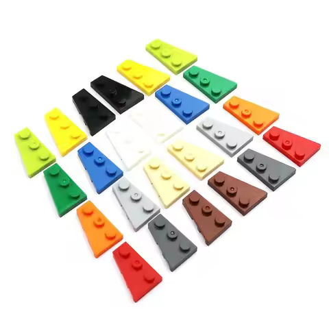 Wedge Plate Wing 2x3 Left Right Building Block Brick MOC Parts Toys For City Bricks Set Compatible 4