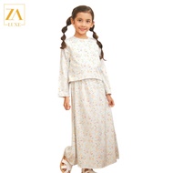 ZOE ARISSA Korean Style Ironless Muslimah Kids Dress