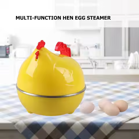 Egg Cooker Multifunctional Household Mini Cute Cartoon Hen Shape Electric Egg Cooker Egg Boiler Stea