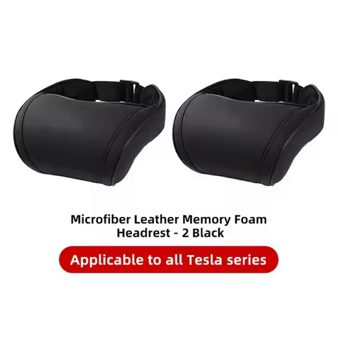 1/2pcs Neck Pillow Headrest Support Cushion For Tesla Model S/X/Y/Y Juniper 2025 Model 3/3 Highland 