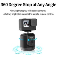 TELESIN AI Smart Shooting Gimbal Selfie 360° Rotation Auto Face Tracking Holder Camera Phone Vlog For GoPro 12 DJI Osmo Action