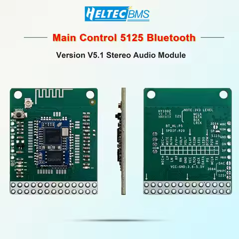 HiFi Bluetooth Receiver Module DAC/I2S/SPDIF 5.1 QCC5125 Chip LDAC APTX HD Lossless Audio Wireless A