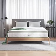 Novilla Cal King Mattress, 10 Inch Memory Foam Hybrid Mattress with Pocketed Coil for Durable Support &amp; Motion Isolation, Medium Firm California King Bed Mattress in a Box, Amenity