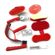 [mcfsnzwtxz1bw] 10Pcs Horse Grooming Kit Grooming Equine Grooming Brushes for Horse Riders