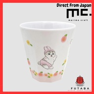 marimo craft MOFUSAND Melamine Cup - Dimensions: Approx. H90×W85×D85mm 1.Fox 2.Rabbit 3.Bee 4.Macaro