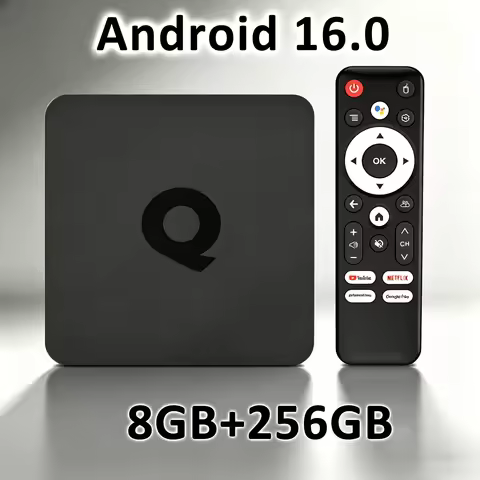 Android 16 Smart TV Box Q1 Allwinner H313 8GB 256GB Google Netflix YouTube Media Player Dual Wifi BT