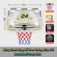 Basketball Hoop NBA Wall Mounted and Foldable Board - King Sport VN