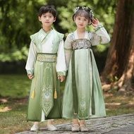Hanfu Boys Chinese Ancient Tang Costume Girls Fairy Ancient Costume Children Chinese School Uniform