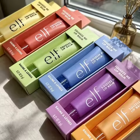 Elf Lip Gloss Lip Balm Hydrating Repairing Improve Dryness Blush Highlight Contour Stick Shimmer Lip
