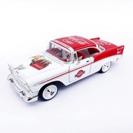 1:18 Coca Cola 1956 Chevy Bel Air Diecast Model Replica 1:18 可口可樂老爺車精品收藏合金模型車