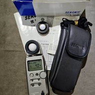sekonic L-358 測光表 99%new 全套配件...