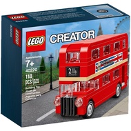 LEGO 40220 Mini London Bus 118pcs 7+ Đồ Chơi Lắp Ráp lego Hoàn toàn mới và chính hãng