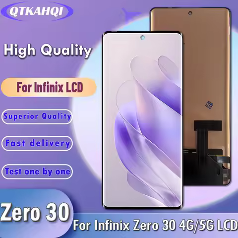 6.78'' TFT /AMOLED LCD For Infinix Zero 30 4G 5G X6731 X6731B LCD Display Touch Screen Digitizer Ass