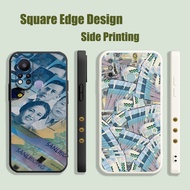 Casing For Realme C30s C30 9i 4G Money New 1000 Peso HFD12 Phone Case Square Edge