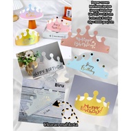 Crown Birthday Headband Birthday Crown/ HBD Headband Crown Birthday Hat