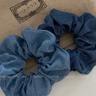 !! (X9-6)INS Fashion Aesthetic Jeans Scrunchies/ Fashion Hair Ties/ Elastic Simple Scrunchy