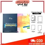 Arto Watercolor Paper A3 Watercolor Paper Pad - COTTON 200gsm