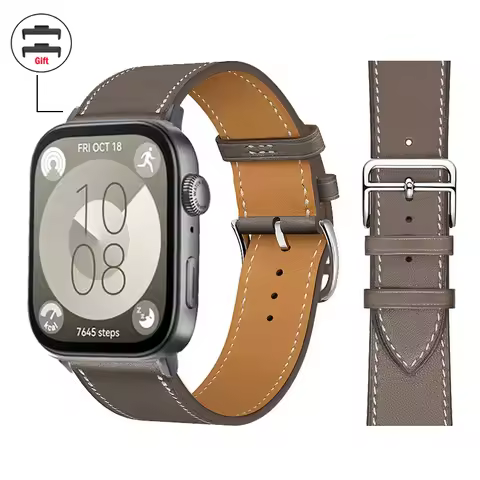 Leather watch strap For Huawei Watch Fit 2 band Smart watch Replacement Sport Wristband Bracelet cor