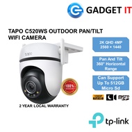 TP-LINK TAPO C520WS QHD 4MP CCTV PAN TILT AI OUTDOOR HOME WIFI NETWORK SECURITY CAMERA