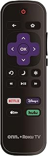 OEM Replacement Remote Control Compatible with All ONN. Roku TV Smart 4K Ultra HDTV 【Only Works with Onn. Roku TV, Not for Roku Stick and Roku Box】 (Netflix/Disney Plus/Apple TV+ / Hulu)