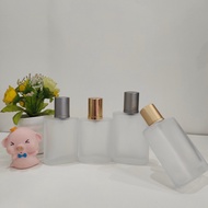 GIORGIO ARMANI rectangular glass perfume bottle with MATTE BODY 30ml / 50 gold and silver caps - GIO