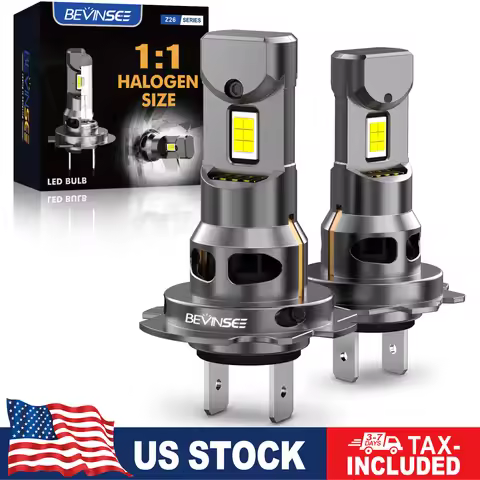 BEVINSEE H7 H4 H1 LED Bulbs 9005 HB3 9006 HB4 H11 H27 LED Car Fog Lamps for Ford Focus MK3 for Toyot