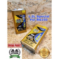 Minyak Hitam Vitron Engine Oil RSX150 1.2 Liter 1.2L 10W40 15W50 Fully Synthetic RSX ESTER Honda RS1