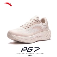 [3-10KM+] ANTA Women Travel PG 7 Running Shoes 2E Widefoot PRO Larian Kasut Jogging 122435546 Wanita