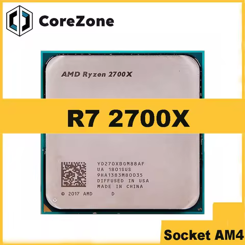 Ryzen 7 2700X R7 2700X 3.7 GHz Eight-Core Sixteen-Thread 16M 105W CPU Processor Socket AM4