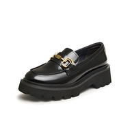 BASTO Womens Loafers Platform Shoes รองเท้าส้นตึก รองเท้า loafer VZC01
