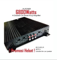 Korea Car Amplifier 4 channel 6800 Watts/Kereta amplifier high power car 4 channel AMP MAX 6800W/ Po