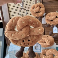 British jellycat Fun Salt Pepper Burrito Alkali Water Knot Pendant Plush Doll Pendant Keychain Hallo