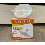 Sunshine LED 18W UFO E27 LED Light Bulb (Daylight)/E27 Base/UFO Bulb with E27 Base/E27 Bulb Holder