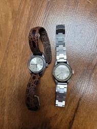 80年代英納格"ENICAR"女裝手錶2隻