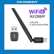 USB Wireless WiFi Receiver Wifi 6 AX286M, AX300