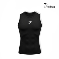 PokkTan Sleeveless Compression Shirt Custom Gymshark Element Custom Gymshark Element Sleeveless Comp