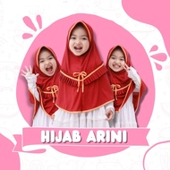 jilbab anak arini / hijab arini / jilbab anak lucu 3-4tahun bahan jersey / hijab anak terbaru