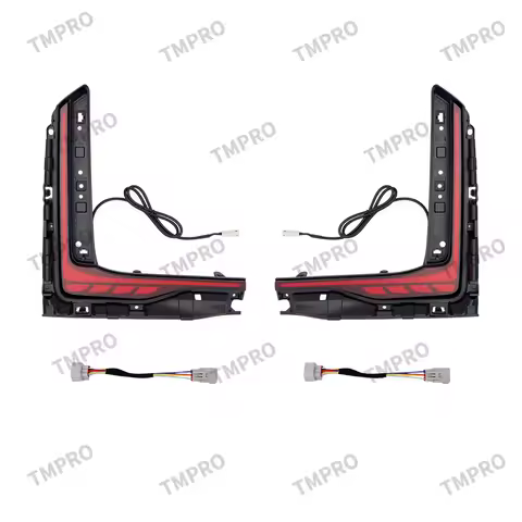 Rear Bumper Lights Dragon Scale Style Rear Bumper Lamps Tuning Accessories for Toyota Vellfire 40 Se