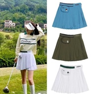 New Korean Golf Clothing Women's Short Skirt Fashion Age-Reducing Pleated Skirt Small Ball Bag Golf Skirt