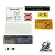 HONDA Detail Stickers Astrea 800 Astrea800 AsdapHONDA Good