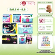[SVIP] Kotex sanitary napkins daily, night, dry, max cool. Ultra thin, absorbent - nepshop1