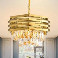 Moden Lampu Siling LED Kristal Chandelier Ceiling Light Pendant Light Lampu Syiling Chandelier Lampu