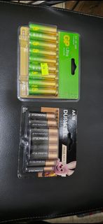 GP Ultra AA 電池 + Duracell AA 電池