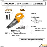 INGCO 20V Li-Ion Vacuum Cleaner CVLI201261