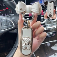 Car Key Case For MAZDA 2 3 5 6 CX-3 CX-5 CX-7 CX-9 Car Key Cover Remote Fob Case Sleeve 2 3 4 Buttons Key Chain Accessories