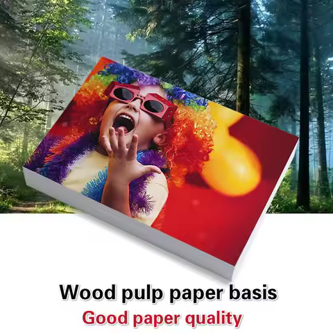 4r 6-inch 4x6 100 Sheets Photo Paper For Glossy Inkjet Printers Imaging Supplies Printing Paper Colo