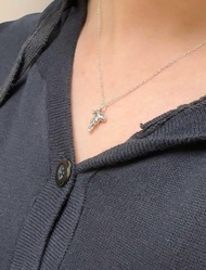 六角恐龍 墨西哥鈍口螈 - 925純銀 項鍊