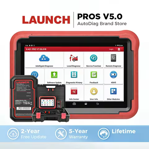 LAUNCH X431 PROS V 5.0 Car Diagnostic Tools Automotive OBDII Scan Tool Auto Scanner OBD2 ECU Coding 